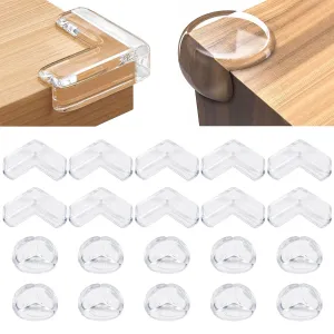 20 Pack Corner Protector Baby, Table Corner Protectors for Baby Corner Protector Guards Clear Corner Protectors for Furniture Corner Protectors Corner Guards Baby Proof Corner Covers Baby Safety 20pcs