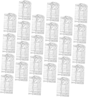 2sets Closet Dust Covers for Boys and Girls 's Clothes Dry Cleaner Bags Dry Cleaning Tote Garment Bags for Storage Cleaning Supplies 30pcs*2