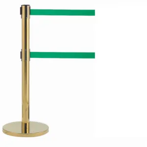 AARCO Products HB-27GR Crowd Control Stanchion