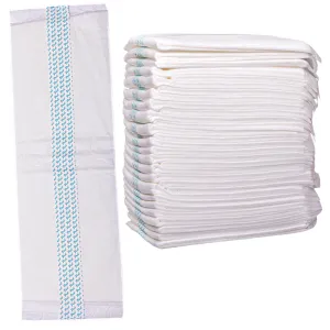 Adult Incontinence Booster Pads Extra Absorbent with Adhesive [Large 3.5''x11.5''] Protection for Men and Women - Soft Disposable Diaper Top Liner Pad - Comfortable 3.5x11.5 inches (24)