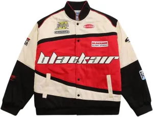 Aelfric Eden racer jacket men Jacket Vintage Graphic Baseball Jacket Unisex Coats Streetwear