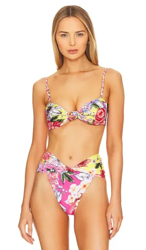 Agua Bendita x REVOLVE Lucille Bikini Top in Pink
