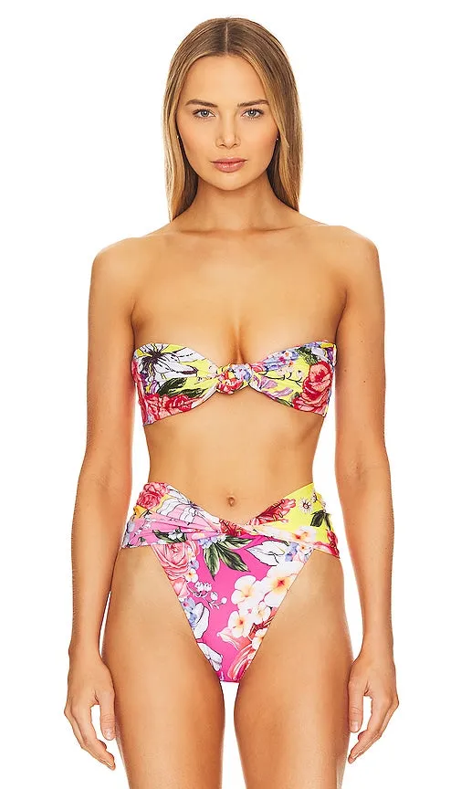 Agua Bendita x REVOLVE Lucille Bikini Top in Pink