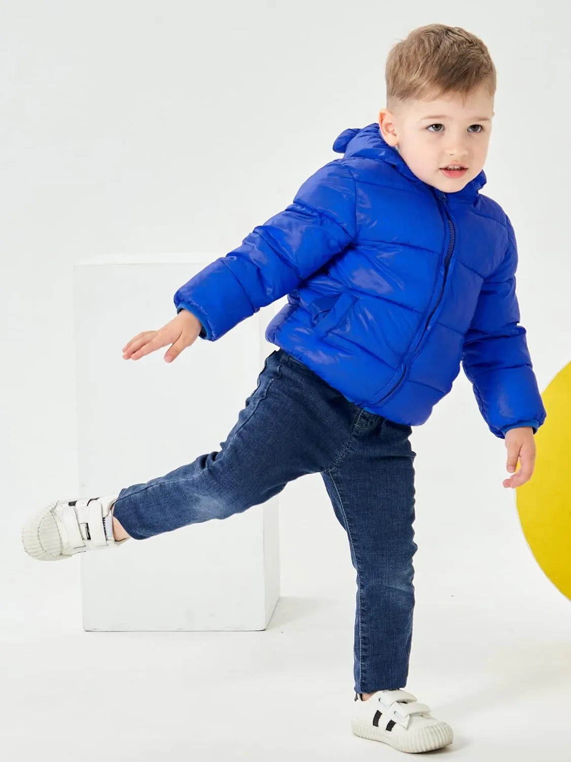 ARTMINE Baby Toddler Boys Girls Winter Down Coats with Hoods, 12M - 5Y
