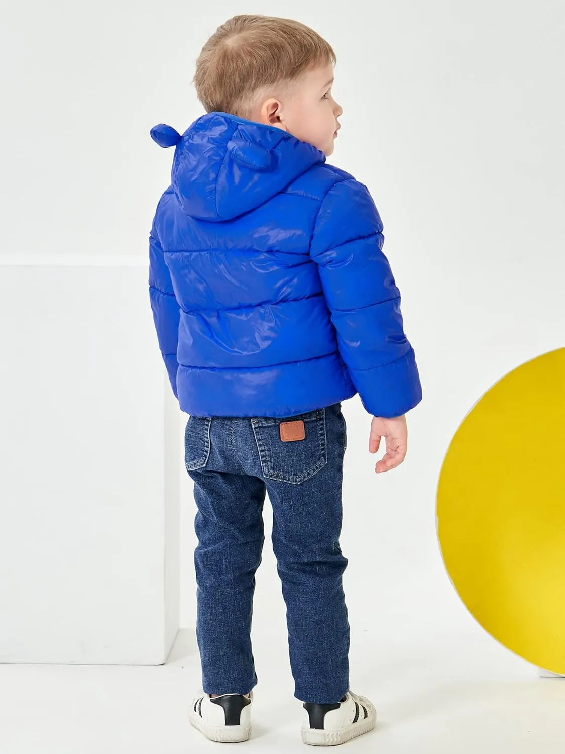 ARTMINE Baby Toddler Boys Girls Winter Down Coats with Hoods, 12M - 5Y