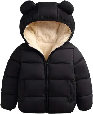 ARTMINE Baby Toddler Boys Girls Winter Down Coats with Hoods, 12M - 5Y