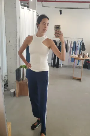 Asymmetric Racerback Tank - Ivory