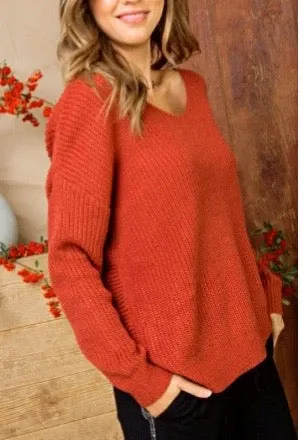 Bella Donna Twist Back or Front Sweater