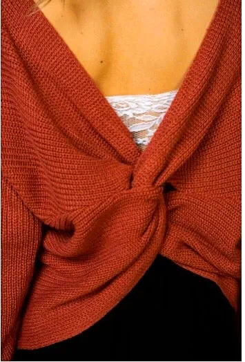 Bella Donna Twist Back or Front Sweater