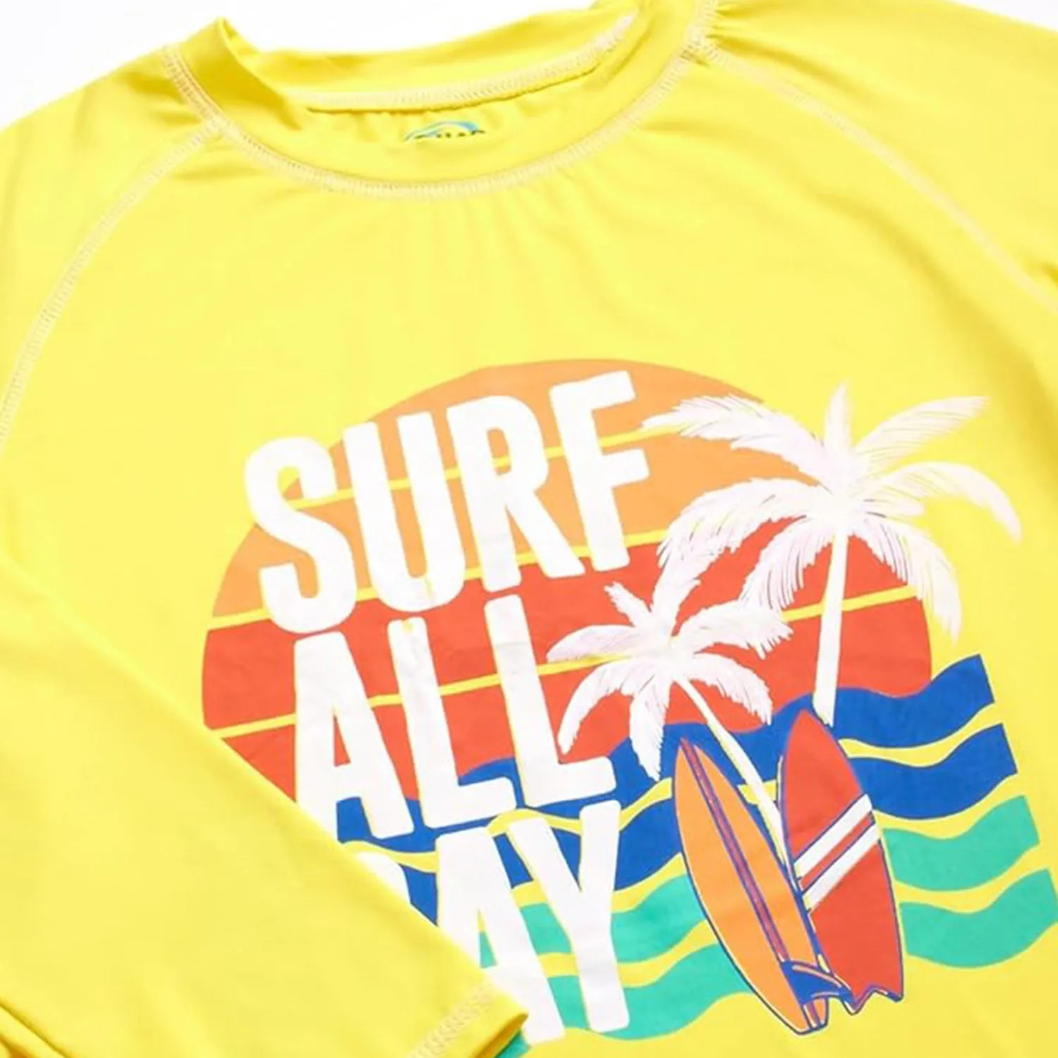BI-SURF - Wholesale Infant Boy's Printed Long Sleeve Rash Guard & Swim Trunk Set