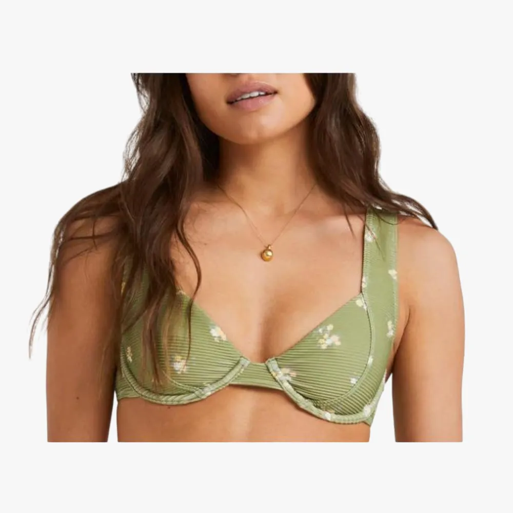Billabong Womens Free Fallin Chloe Bikini Top Green