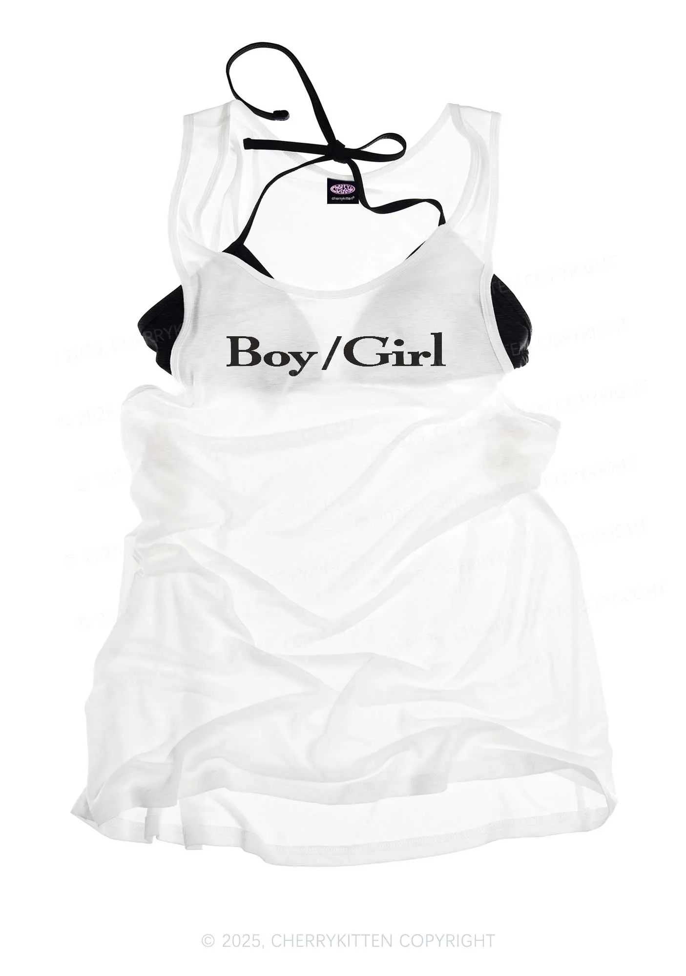 Boy Or Girl Pride Y2K Sheer Boyfriend Tank Cherrykitten