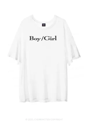 Boy Or Girl Pride Y2K Sheer Boyfriend Tee Cherrykitten