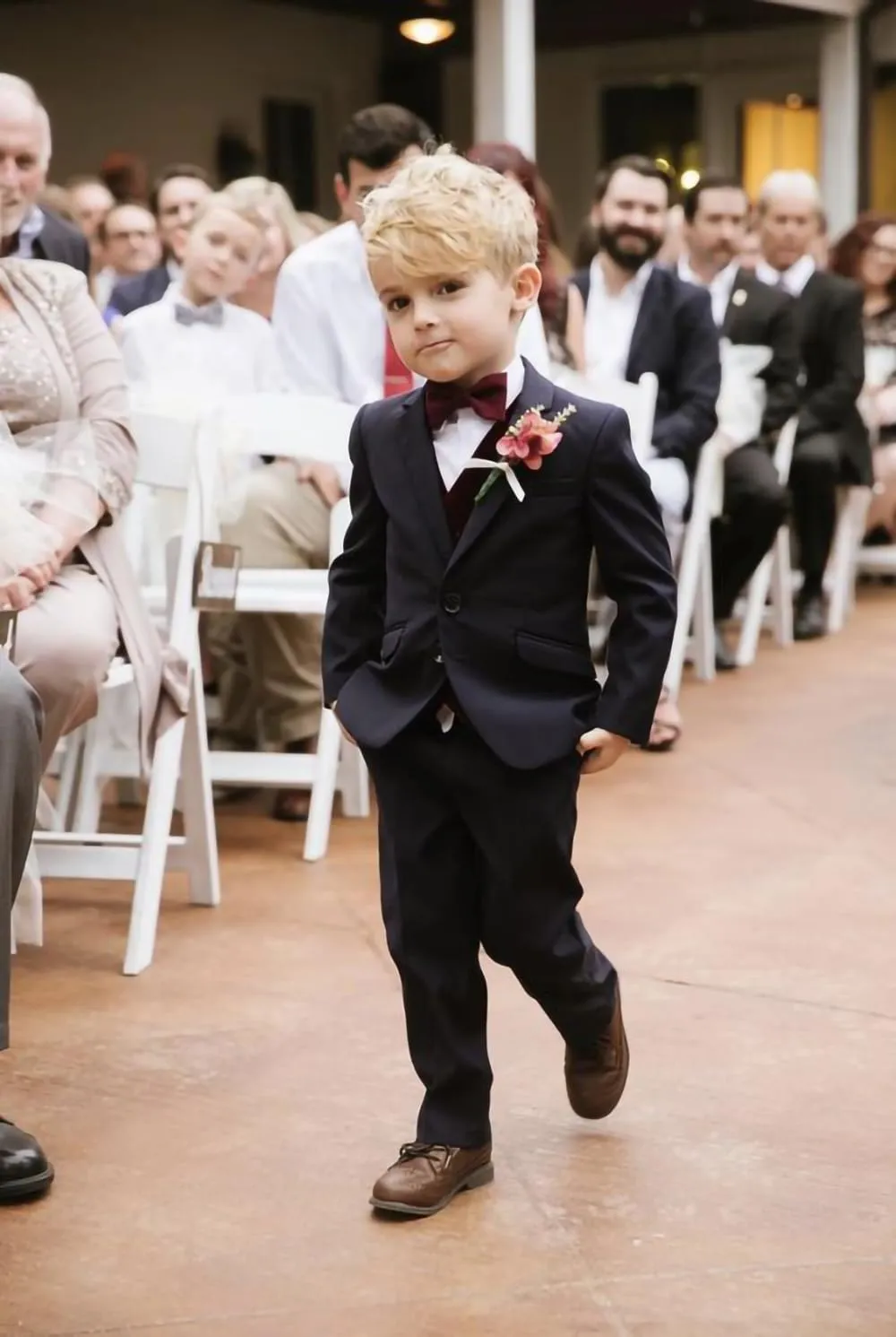 Boy's 3 Piece Slim Fit Suit Set Kid Blazer Jacket Vest Pants Tuxedo Set for Party, Wedding and Business
