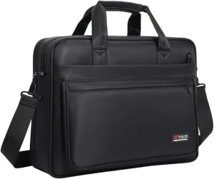 Briefcases For Men Canvas Tote Bag Laptop Case 14/15.6/17 Inches Computer Large Work Bags Business Shoulder Office Messenger