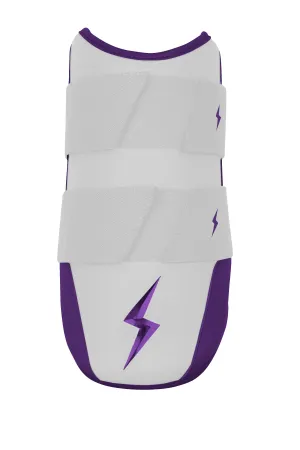 BRUCE BOLT PREMIUM PRO 9" Elbow Guard - CHROME PURPLE