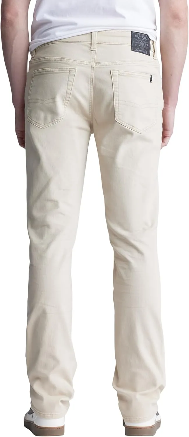 Buffalo David Bitton Men's Non-Denim Straight Leg Six French Terry Pants with Cotton Blend Stretch