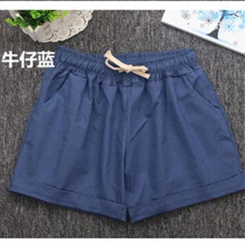 Candy Color Elastic With Belt  Short