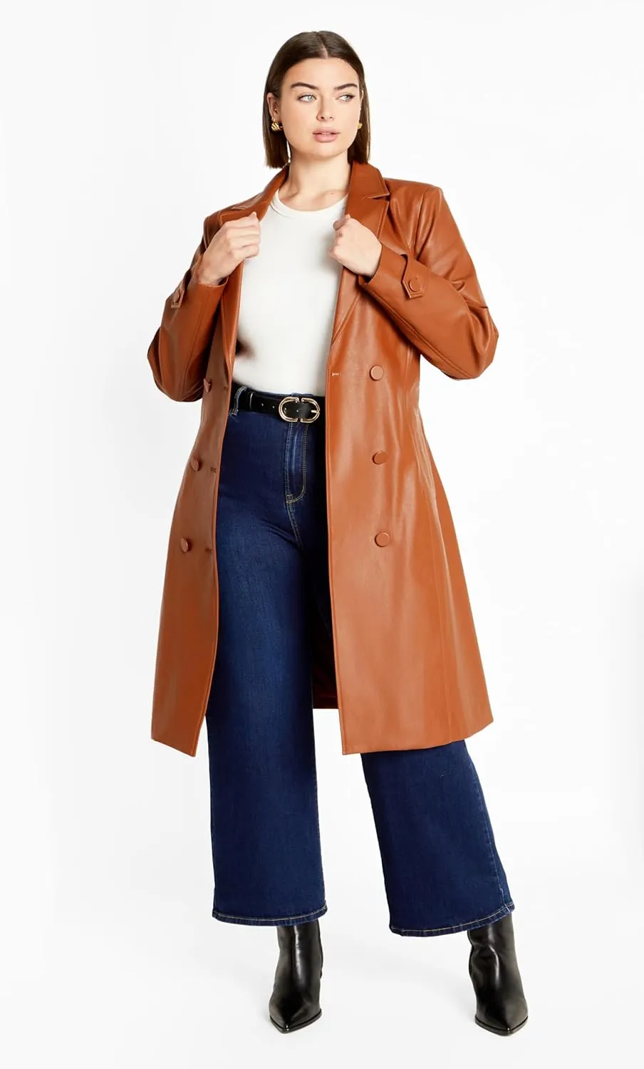 City Chic Women's Plus Size Coat - Phylis Trench