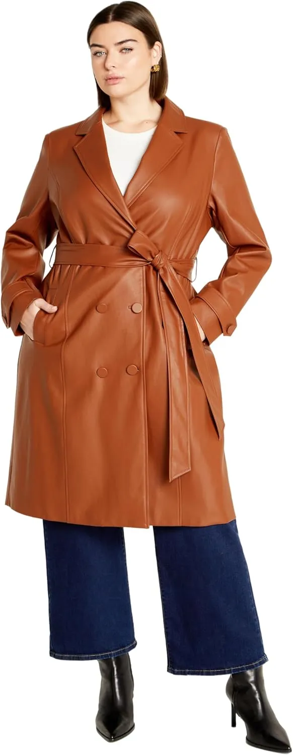 City Chic Women's Plus Size Coat - Phylis Trench