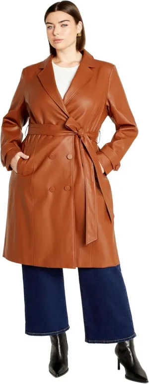 City Chic Women's Plus Size Coat - Phylis Trench