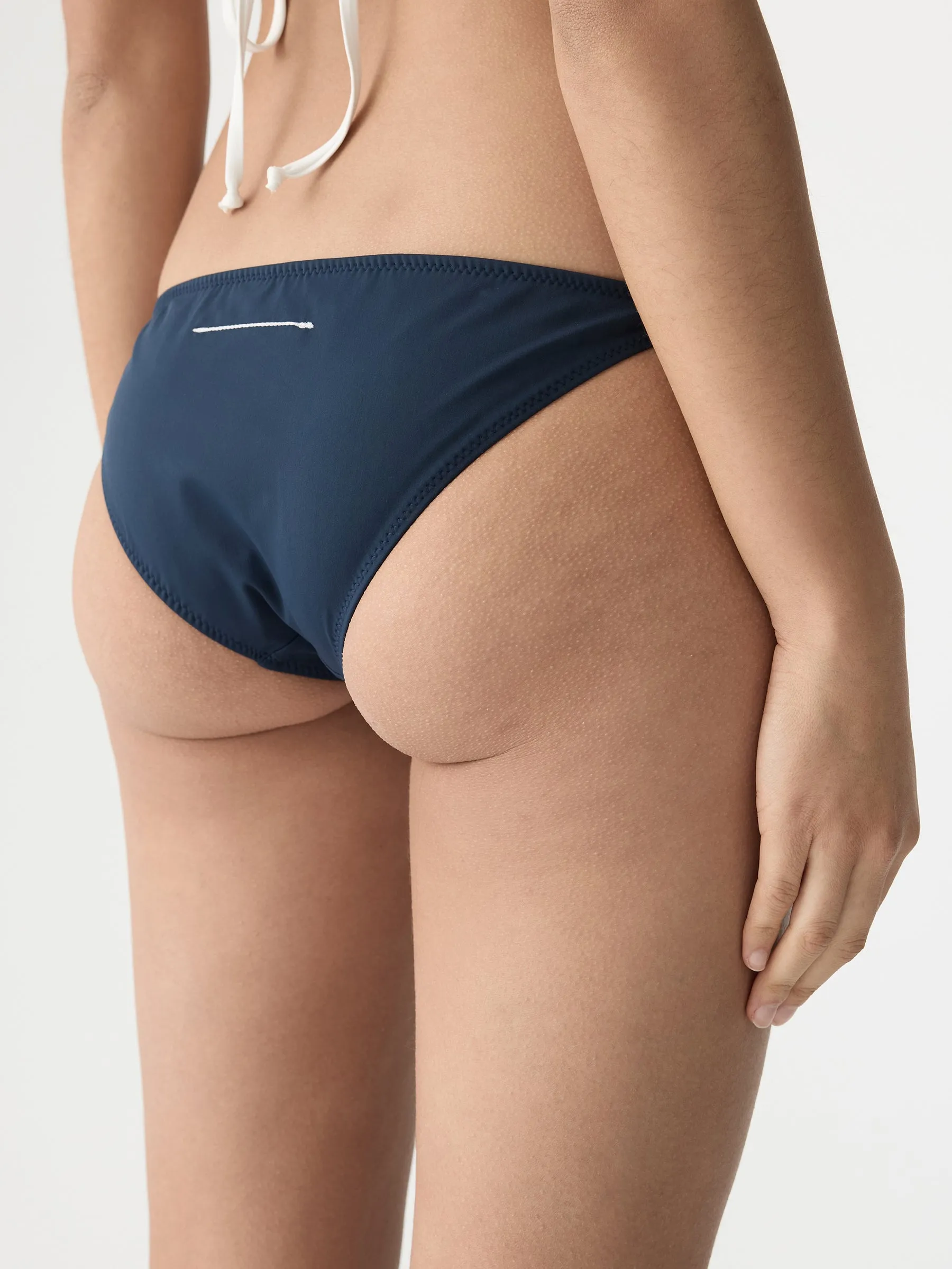 Contrast Tie Bikini Bottom