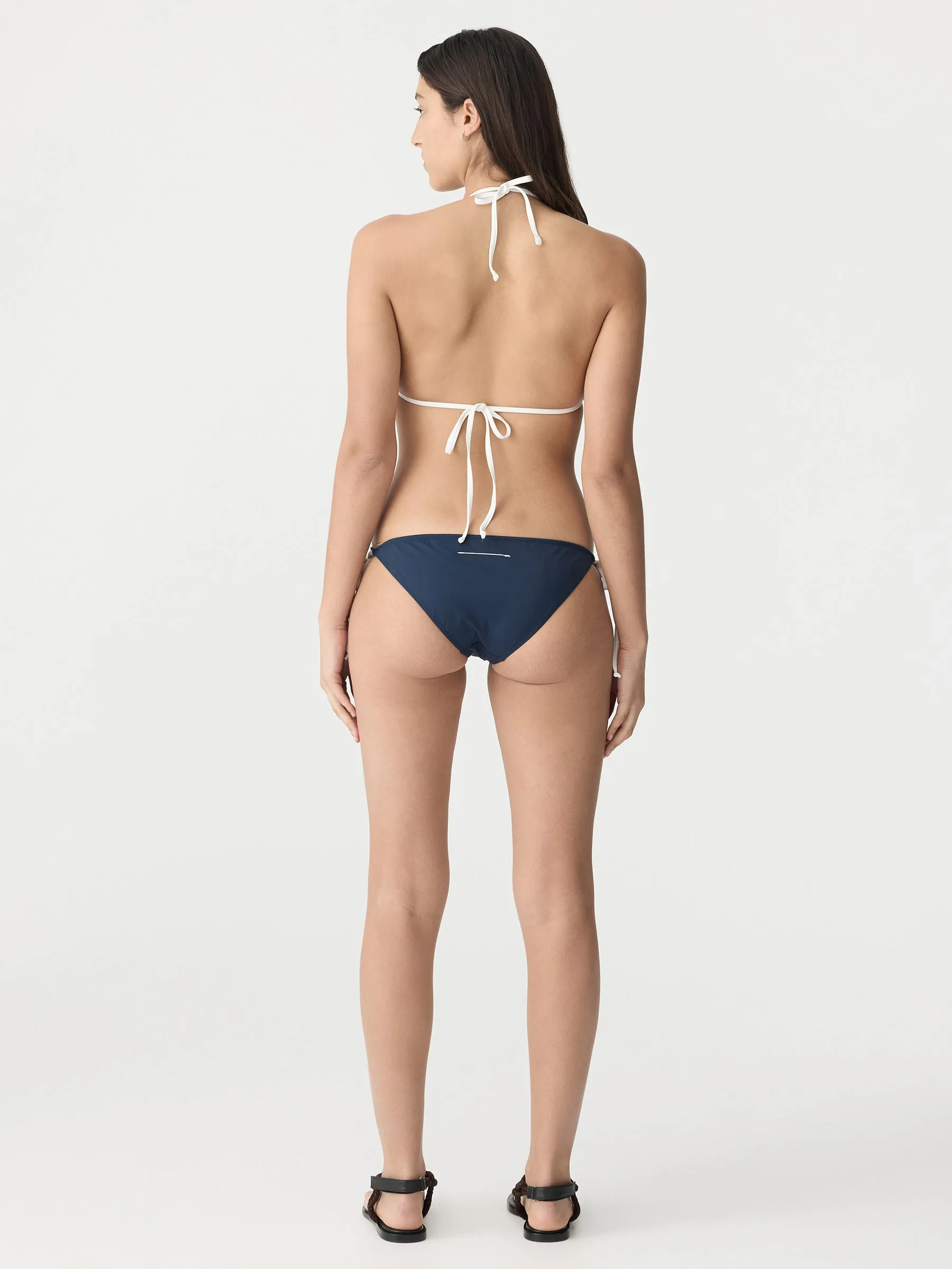 Contrast Tie Bikini Bottom