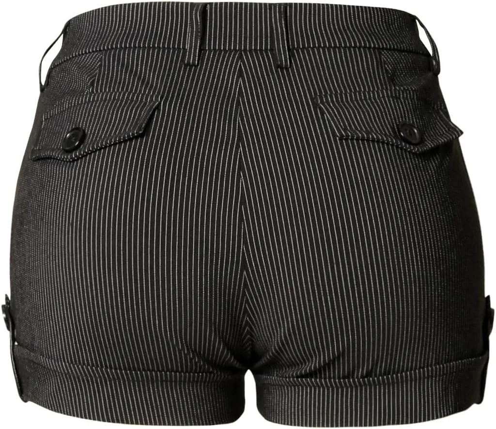 Design by Olivia Women's Body Enhancing Comfort Modern City Cuffed Short with Pockets