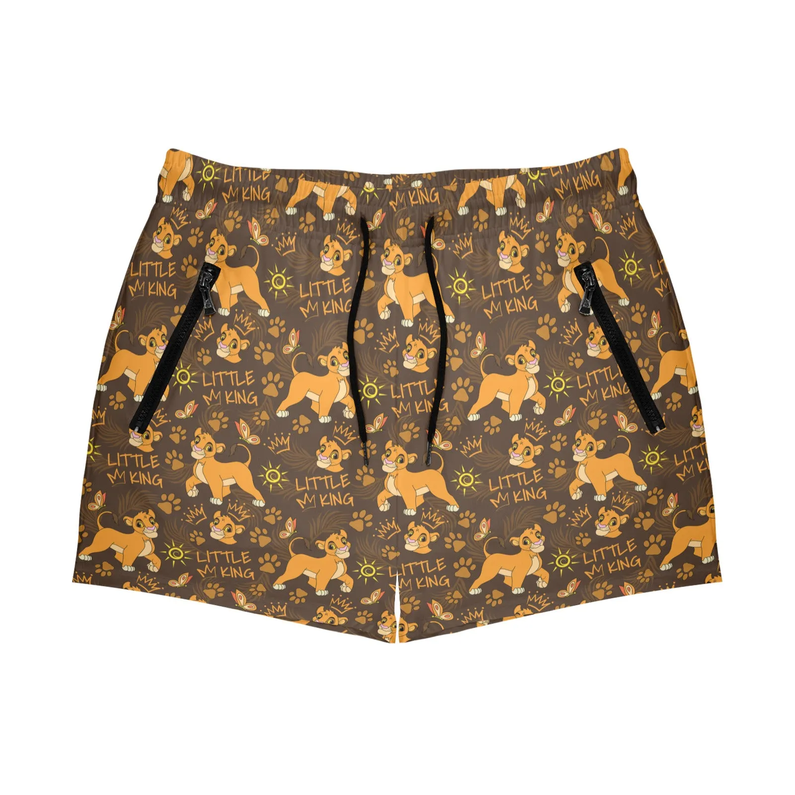 Disney Lion King Little King Men's Quick Dry Athletic Shorts