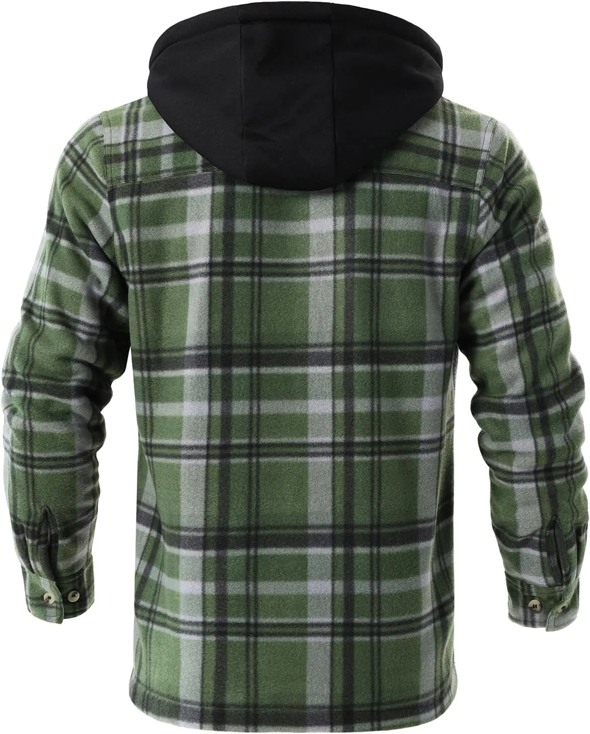 Facitisu Men's Winter Zip Up Hoodie Sherpa Fleece Sweatshirt Warm Thick heavyweight Coats