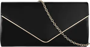 Flap Envelope Clutch Handbag Chain Wedding Crossbody Shoulder Women Glossy Patent Leather Evening Purse