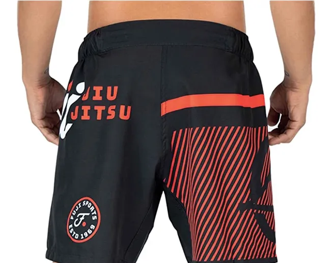 Fuji "Script" Shorts - Black/Red