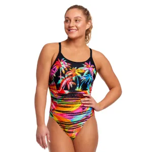 Funkita Womens Diamond Back One Piece FS11L - Sunset City