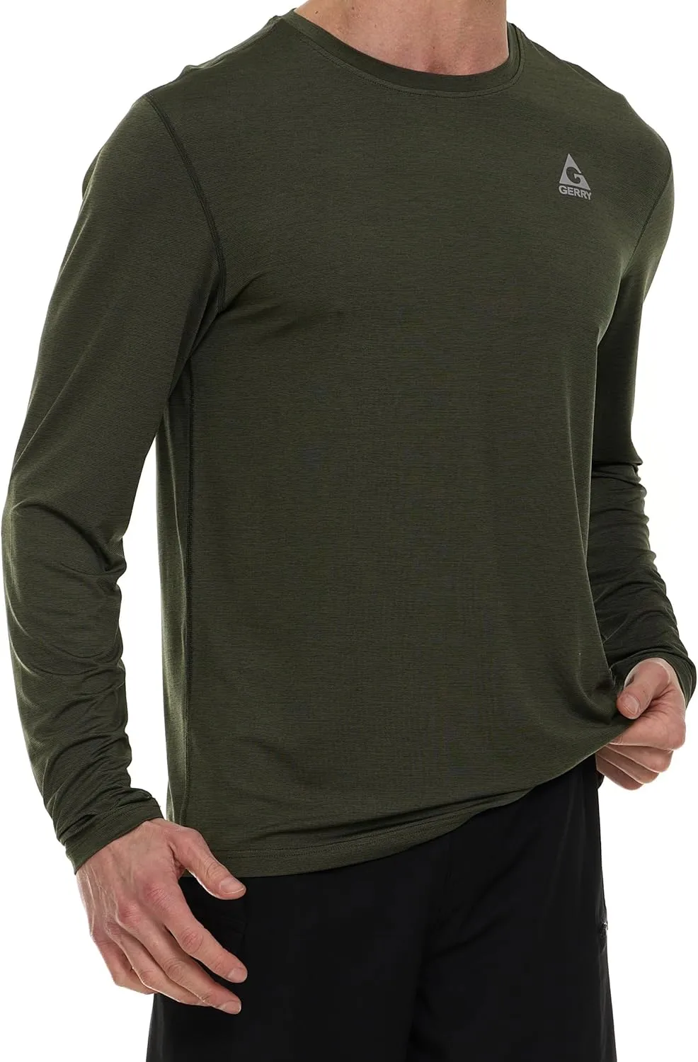 Gerry Rash Guard for Men, Long Sleeve Mens Swim Shirt, Fishing Hiking UPF  50 UV Protection
