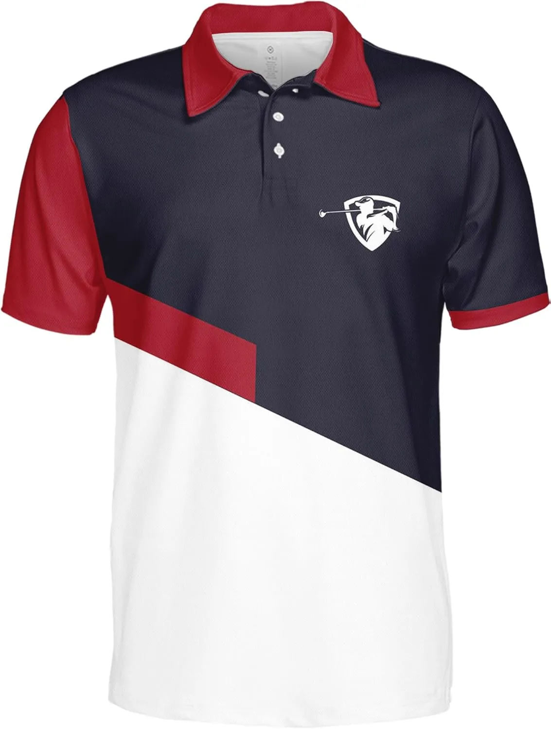 Golf Shirts for Men Funny Crazy Golf Polo Shirt for Men 5