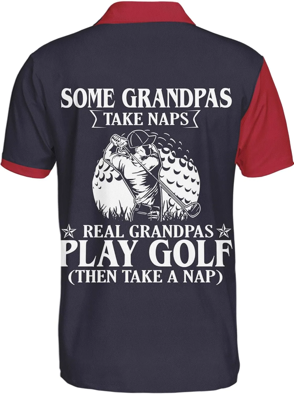 Golf Shirts for Men Funny Crazy Golf Polo Shirt for Men 5