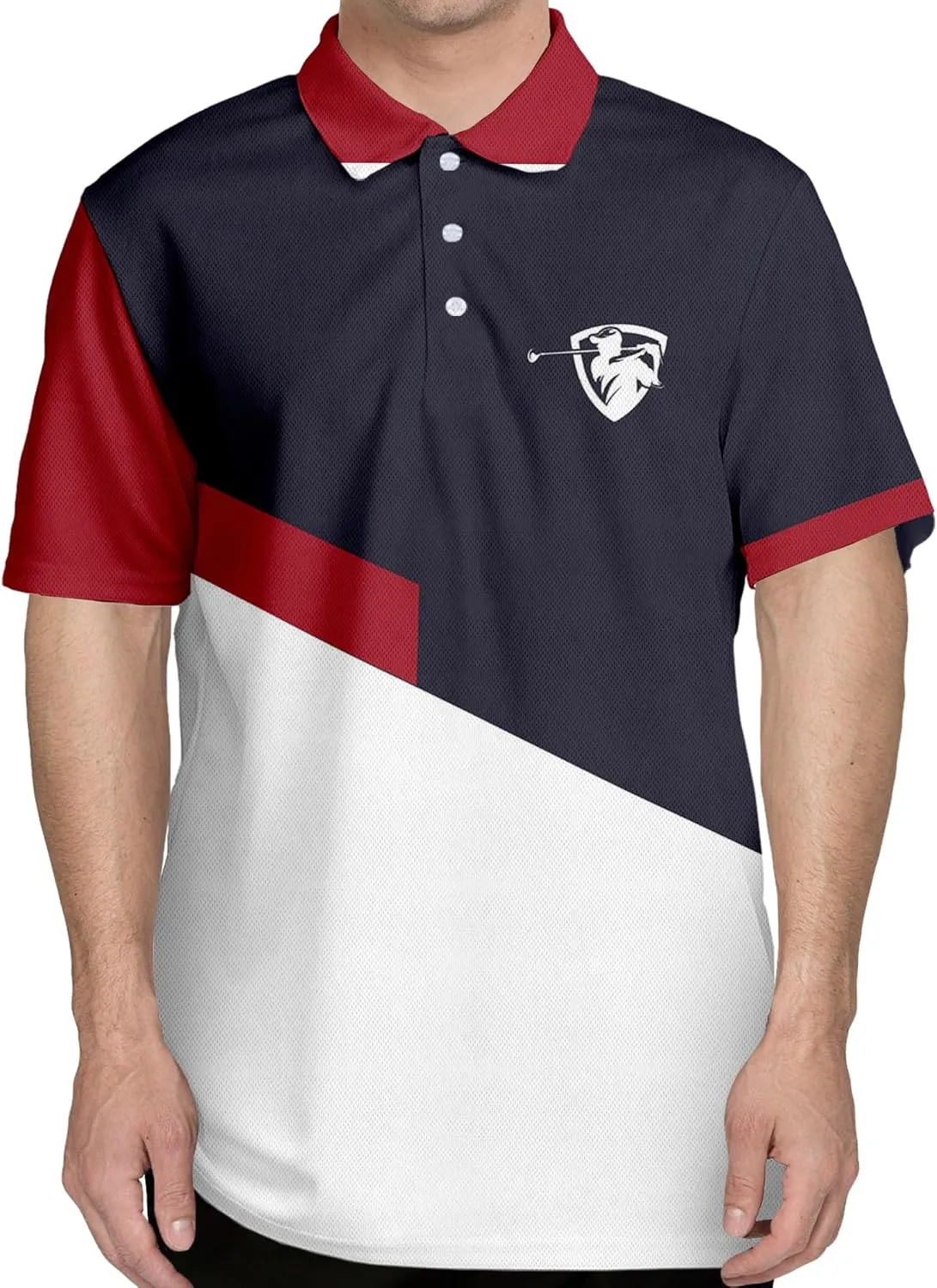 Golf Shirts for Men Funny Crazy Golf Polo Shirt for Men 5