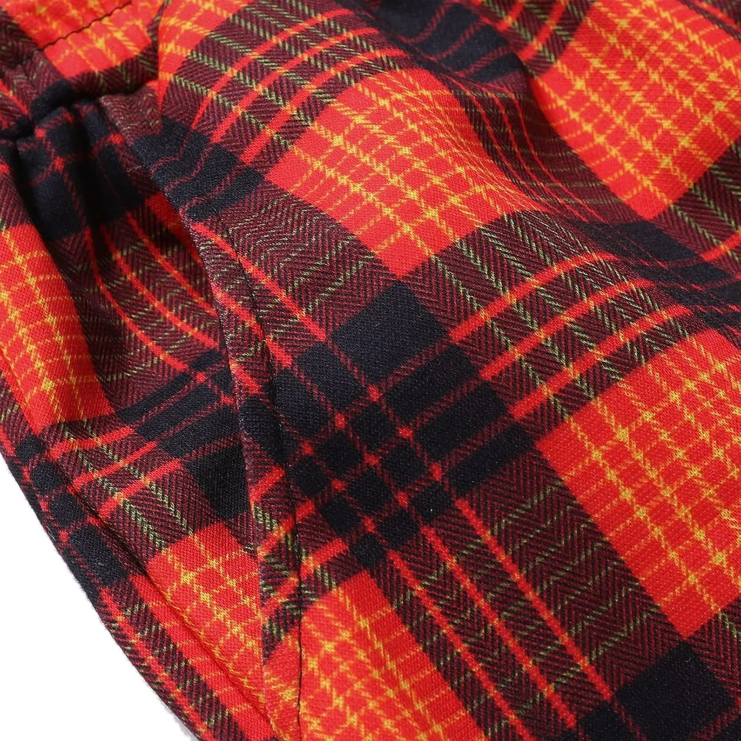 GTHTTT Men's Fashion Plaid Pants Chinos Casual Trousers Slim Fit Drawstring Tapered Stretch Workout Jogger Sweatpants Plaid