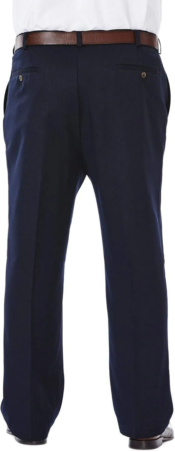 Haggar Men's Cool 18 Flat Front Pant Reg. and Big & Tall Sizes