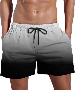 Halloween Swim Trunks Compression Shorts Men Men's Casual Pants Elastic Waist Athletic Shorts Men