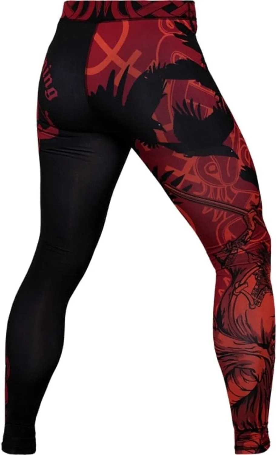 Hardcore Training Men's Compression Pants Workout Tights Leggings Base Layer Boxing Running Muay Thai MMA No Gi BJJ
