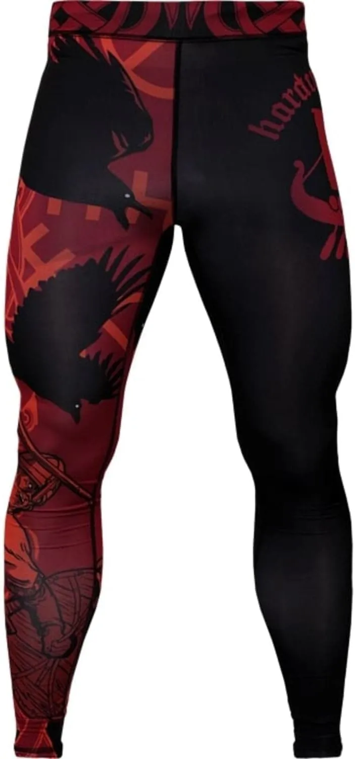 Hardcore Training Men's Compression Pants Workout Tights Leggings Base Layer Boxing Running Muay Thai MMA No Gi BJJ