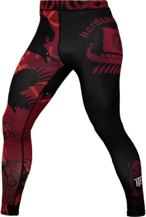 Hardcore Training Men's Compression Pants Workout Tights Leggings Base Layer Boxing Running Muay Thai MMA No Gi BJJ