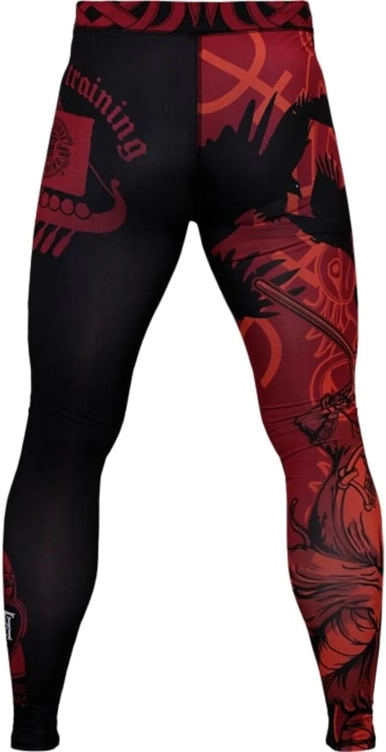 Hardcore Training Men's Compression Pants Workout Tights Leggings Base Layer Boxing Running Muay Thai MMA No Gi BJJ