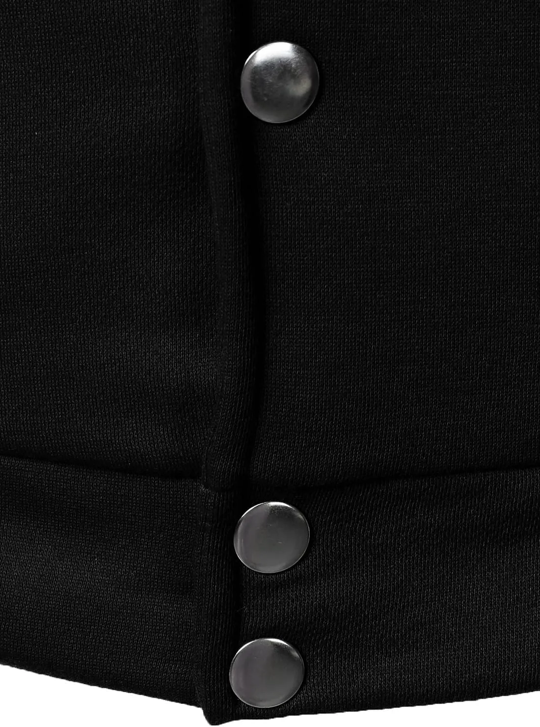 HOOD CREW Hooded Varsity Bomber Jacket Cotton Blend Letterman Hoodie Baseball Jackets for Men