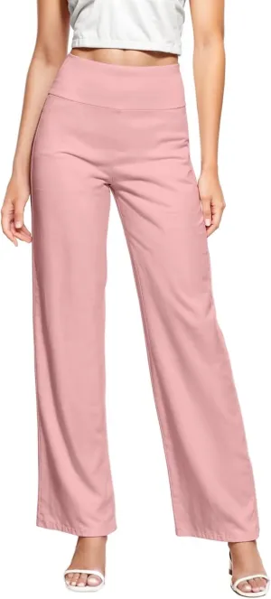 Hybrid & Company Womens Super Comfy Millennium Wide Leg Pants