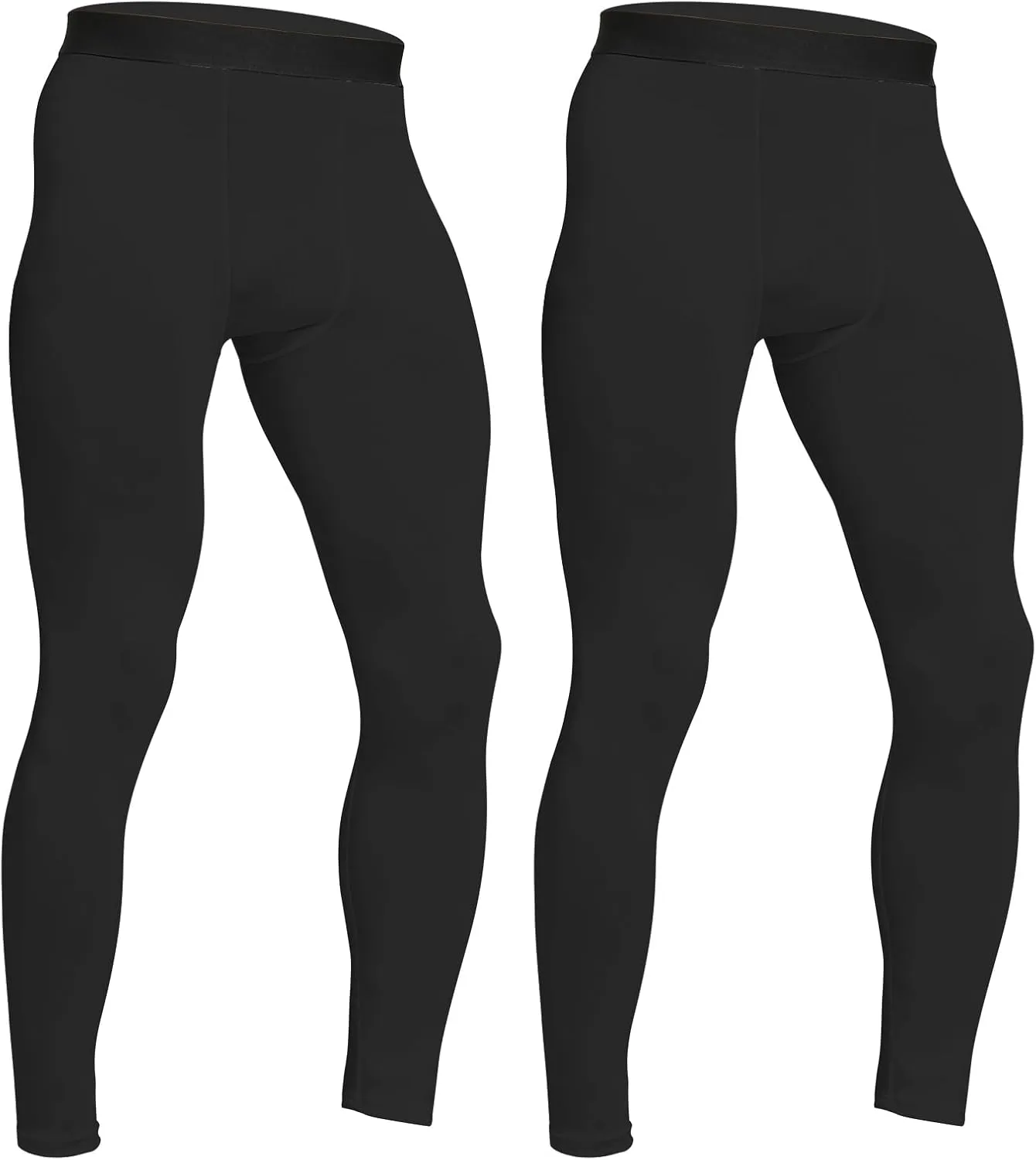 HYCOPROT Men's Compression Pants, Athletic Leggings Baselayer Bottoms Workout Tights for Basketball Running Yoga Gym