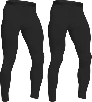 HYCOPROT Men's Compression Pants, Athletic Leggings Baselayer Bottoms Workout Tights for Basketball Running Yoga Gym