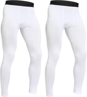 HYCOPROT Men's Compression Pants, Athletic Leggings Baselayer Bottoms Workout Tights for Basketball Running Yoga Gym
