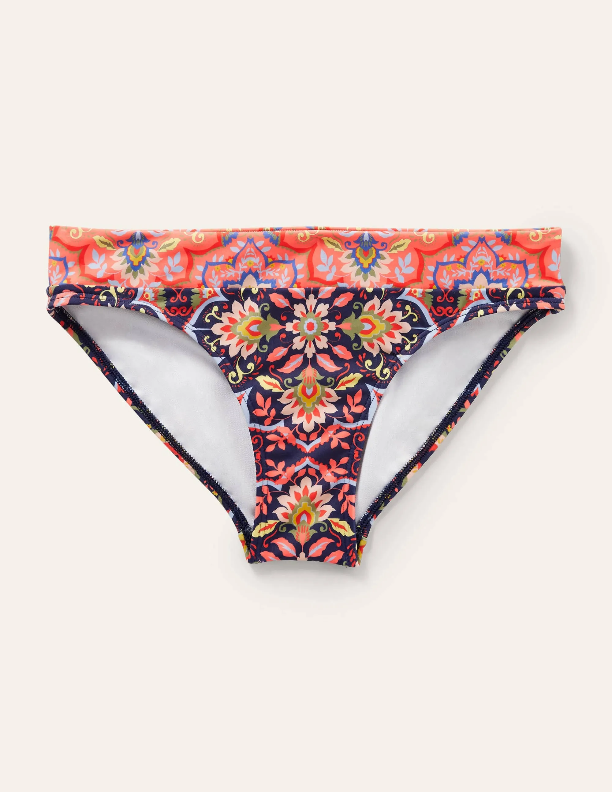 Ithaca Panel Bikini Bottoms-French Navy, Bloomsbury